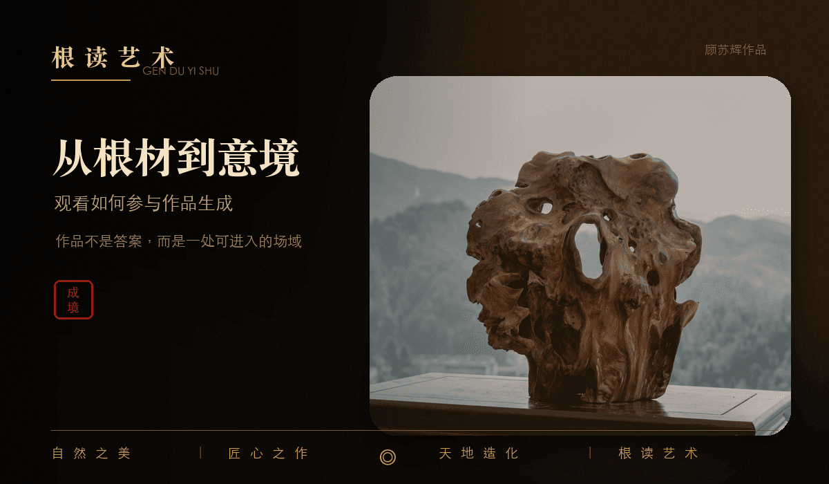顾苏辉根读艺术从根材到意境文章封面,表现观看、留白与意象生成